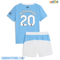 Camisa de time de futebol Manchester City Bernardo Silva #20 Replicas 1º Equipamento Infantil 2025-26 Manga Curta (+ Calças curtas)